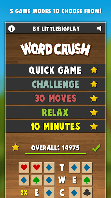 #5. Word Crush PRO (Android) By: LittleBigPlay - Word, Educational & Puzzle Games