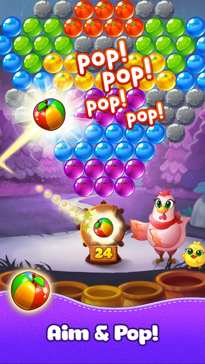 #2. Bubble CoCo : Bubble Shooter (Android) By: NSTAGE