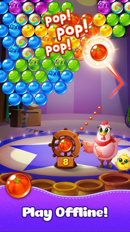 #5. Bubble CoCo : Bubble Shooter (Android) By: NSTAGE