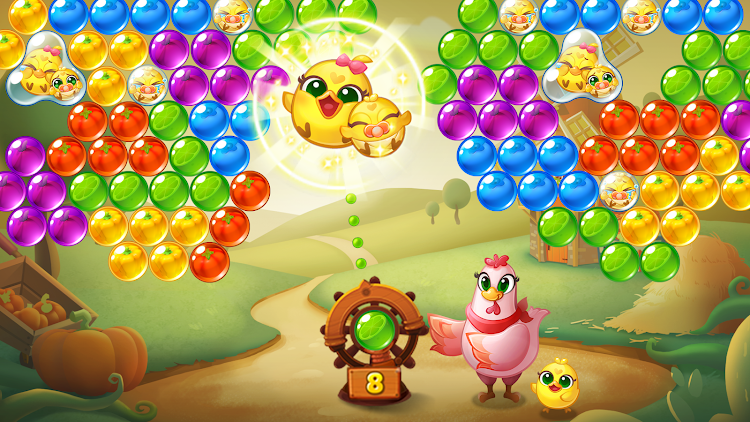 #10. Bubble CoCo : Bubble Shooter (Android) By: NSTAGE