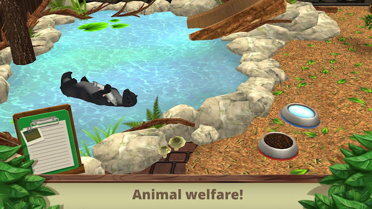 #6. Pet World: WildLife America (Android) By: Trophy Games - Animal Games