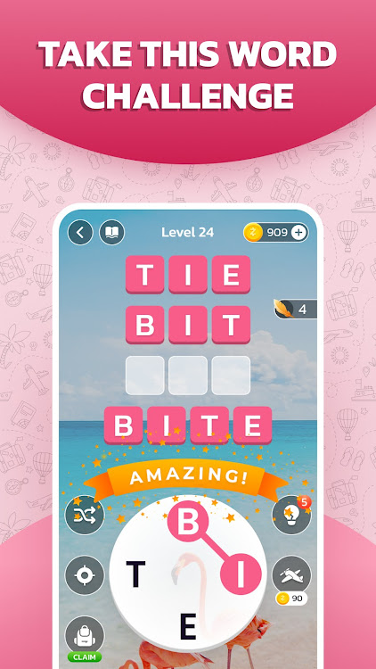 #2. Word Zenith Relax Puzzle Game (Android) By: Gamonix Studios