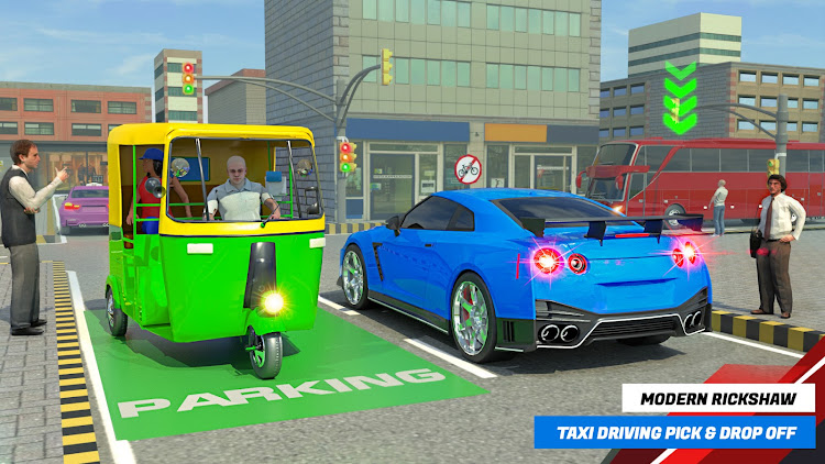 #3. Car Driving Games: Taxi Games (Android) By: Game Sonics Inc