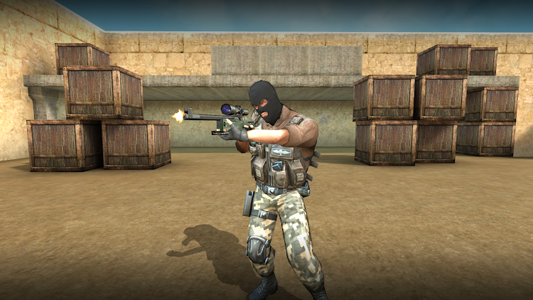 #7. Counter Terrorist Strike : CS (Android) By: Gunfire Game