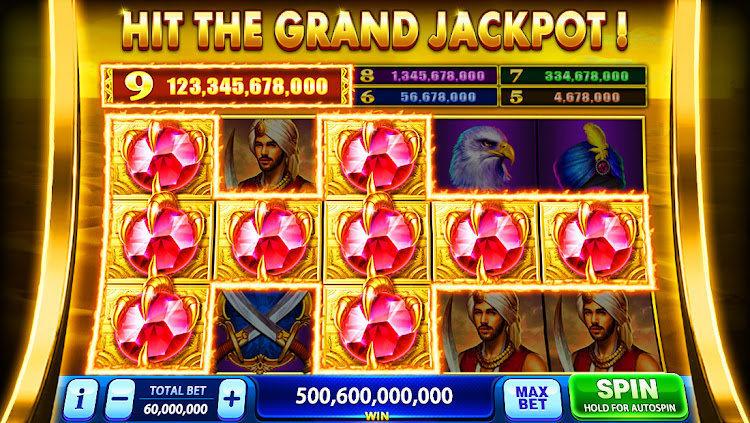 #8. Golden Jackpot Vegas Slots (Android) By: Greenlight Solution Tech Studio