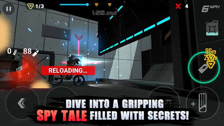 #8. Stunt Motorcycle: Extreme Spy (Android) By: Pulsar Studio Games