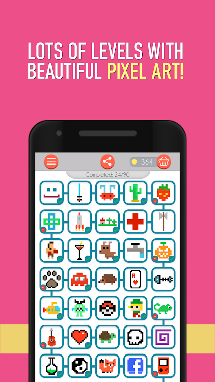 #3. Pixel Blocks - Reverse Puzzle (Android) By: Zebi24