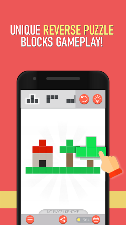 #5. Pixel Blocks - Reverse Puzzle (Android) By: Zebi24