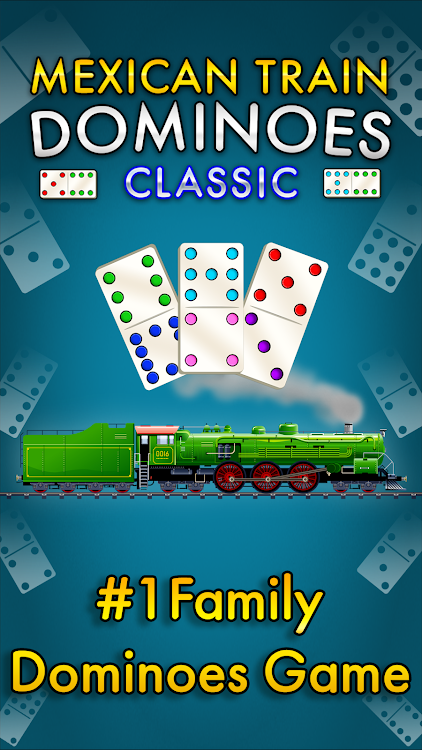 #5. Mexican Train Dominoes Classic (Android) By: Glowing Eye Games Limited