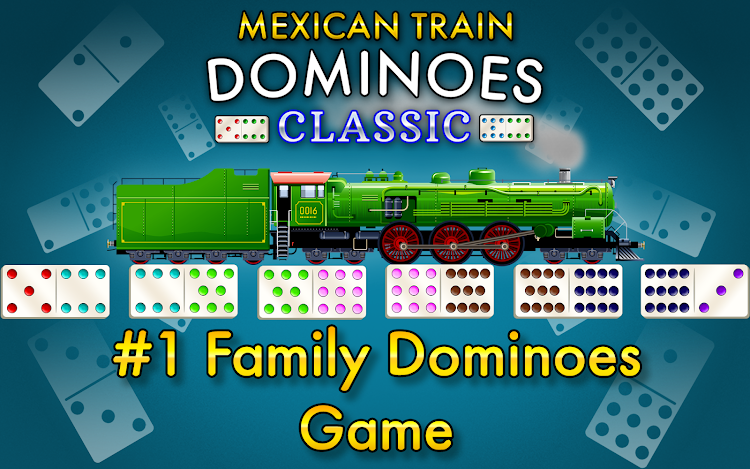 #10. Mexican Train Dominoes Classic (Android) By: Glowing Eye Games Limited