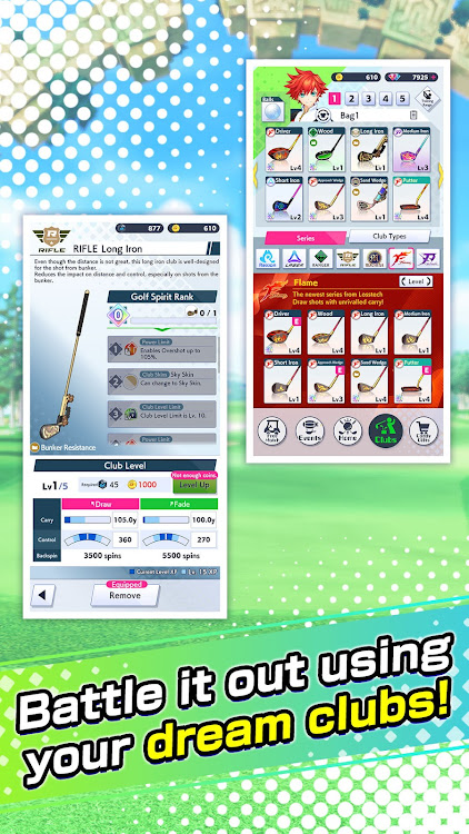 #7. NEKO GOLF -Anime GOLF- (Android) By: COLOPL, Inc.