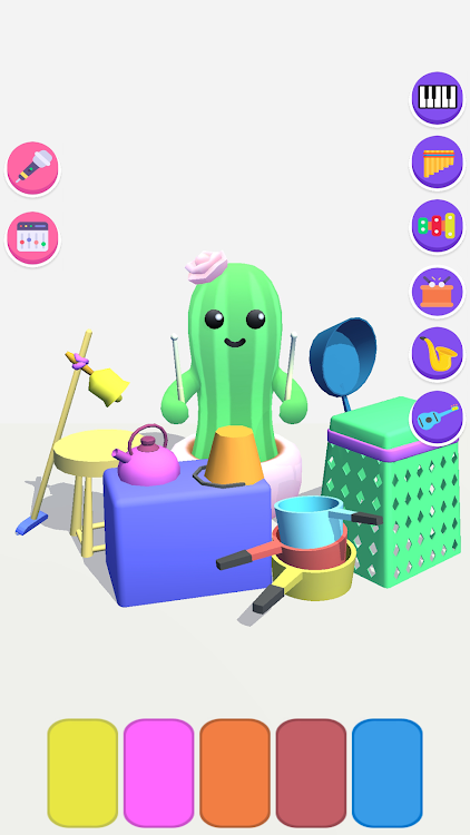 #3. Dancing Cactus (Android) By: Cn Studio