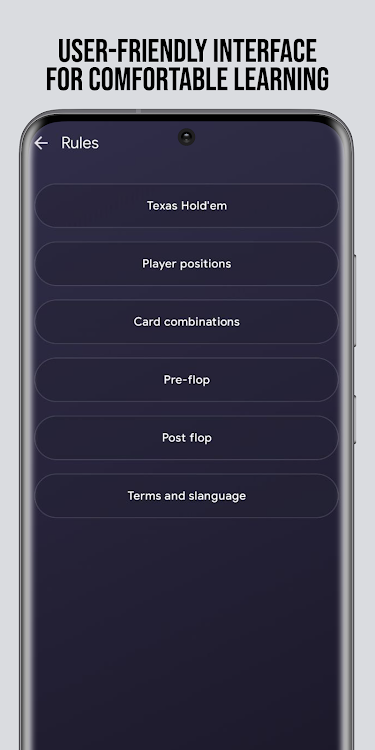 #6. ATHYLPS - Learn poker (Android) By: Sergey Opivalov