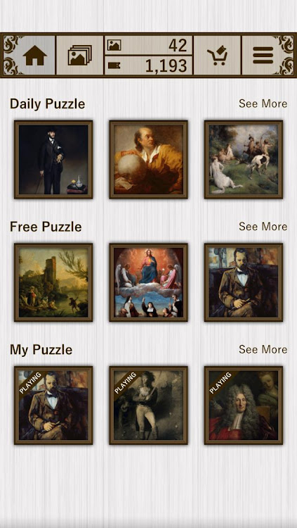 #4. Slide Puzzle Museum (Android) By: RedinC