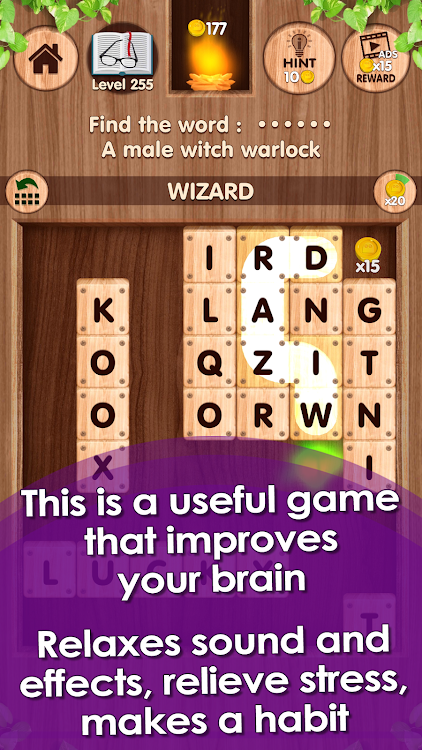 #8. Falling Word Games - Addictive (Android) By: LookMan Game