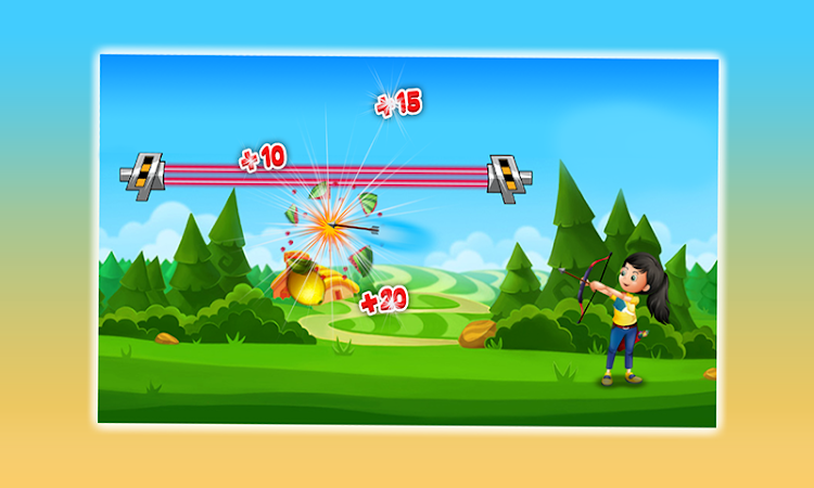 #4. Fruit Shoot Archery Game (Android) By: Knockout Classic Board Games