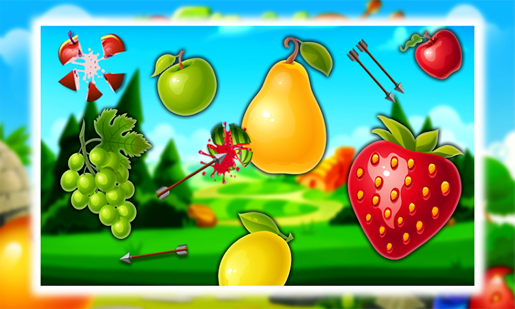 #5. Fruit Shoot Archery Game (Android) By: Knockout Classic Board Games