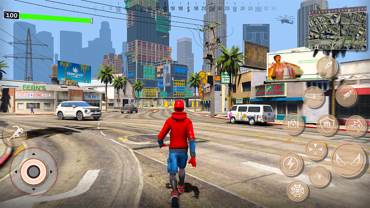 #3. Spider Hero Fighting Games (Android) By: spiritapps