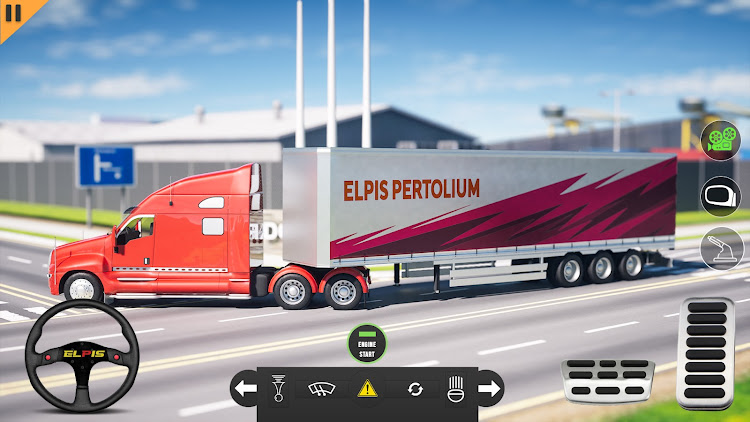 #2. Truck Games Truck Simulator 3D (Android) By: Elpis Games