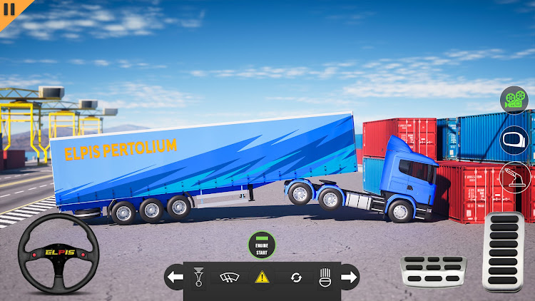 #3. Truck Games Truck Simulator 3D (Android) By: Elpis Games