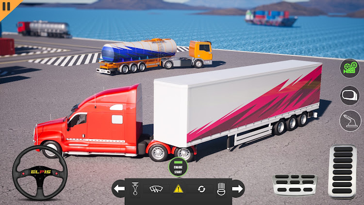 #4. Truck Games Truck Simulator 3D (Android) By: Elpis Games