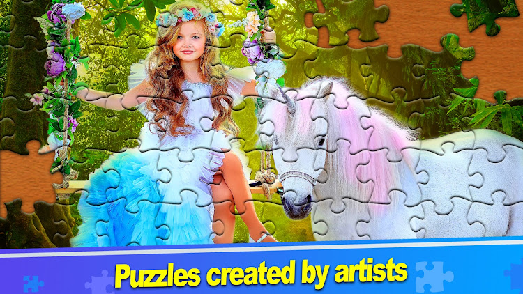 #5. ColorPlanet® Jigsaw Puzzle (Android) By: Games Vessel