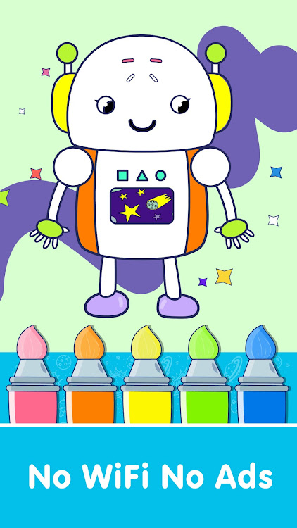 #3. Coloring Book & Drawing 4 Kids (Android) By: Meemu: Educational Learning Games for Kids age 2-5