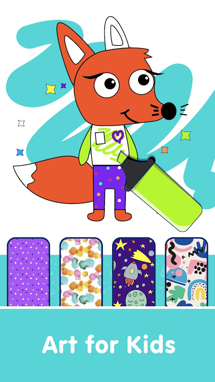 #5. Coloring Book & Drawing 4 Kids (Android) By: Meemu: Educational Learning Games for Kids age 2-5