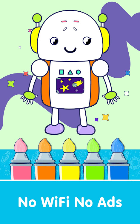 #7. Coloring Book & Drawing 4 Kids (Android) By: Meemu: Educational Learning Games for Kids age 2-5