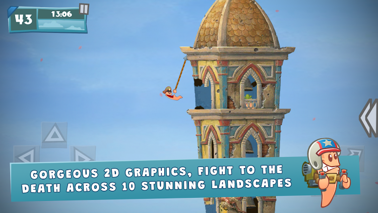 #6. Worms W.M.D: Mobilize (Android) By: Team17 Digital Limited