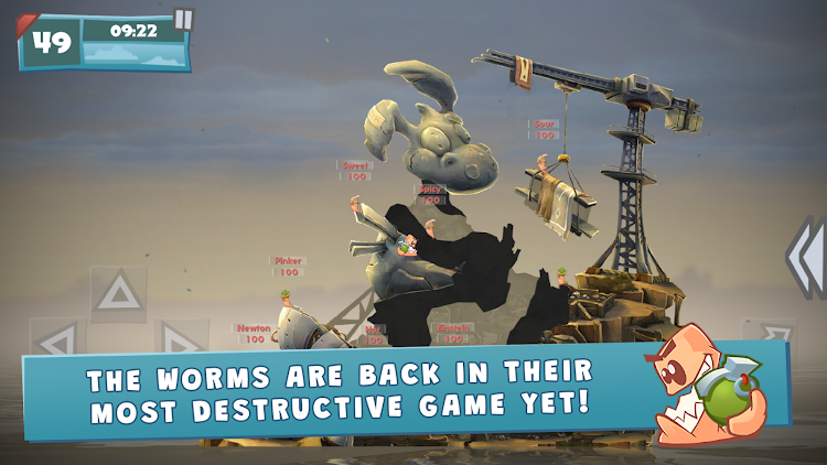 #8. Worms W.M.D: Mobilize (Android) By: Team17 Digital Limited