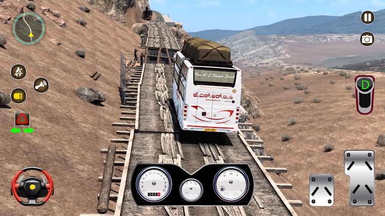 #4. Offroad Bus Driving: Bus Games (Android) By: Pmc Yazilim