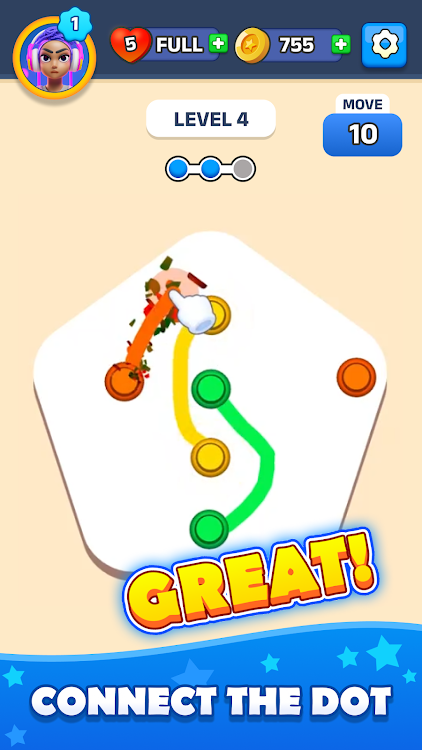 #6. Connect Dot Puzzle (Android) By: WighTech