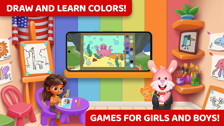 #3. Knowledge Park: Learning Games (Android) By: RMB Games - Online Educational apps for Kids