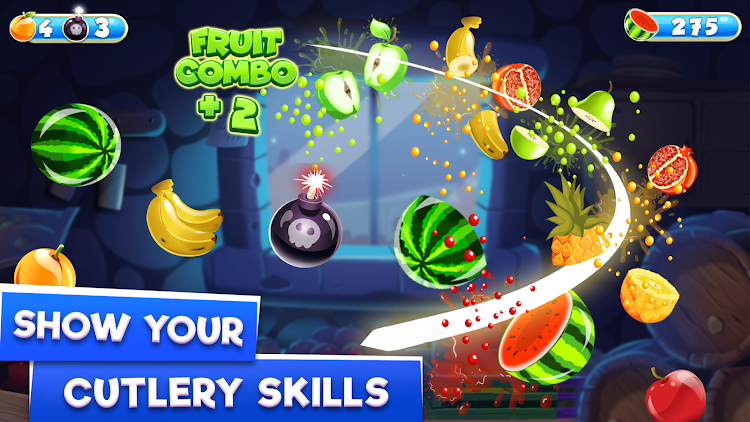 #10. Fruit Chef – Fruits Slicing (Android) By: Freak X Games