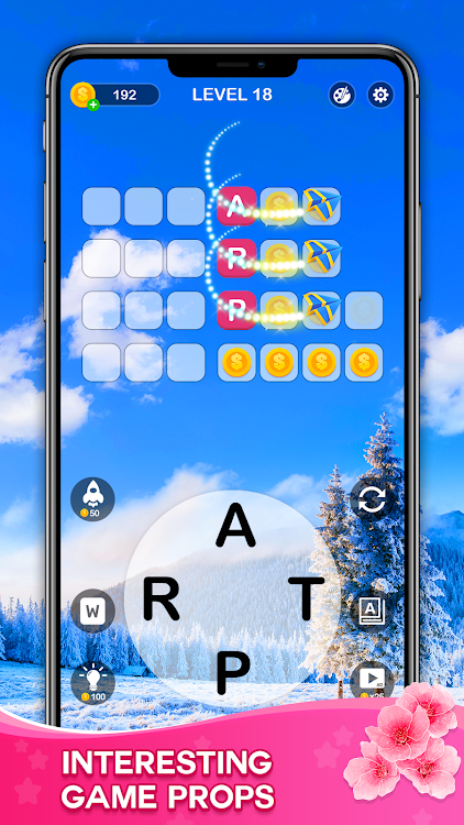 #3. Word Connect - Train Brain (Android) By: Solitaire Card Studio