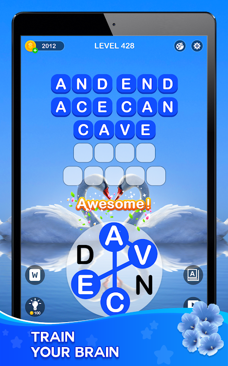 #10. Word Connect - Train Brain (Android) By: Solitaire Card Studio