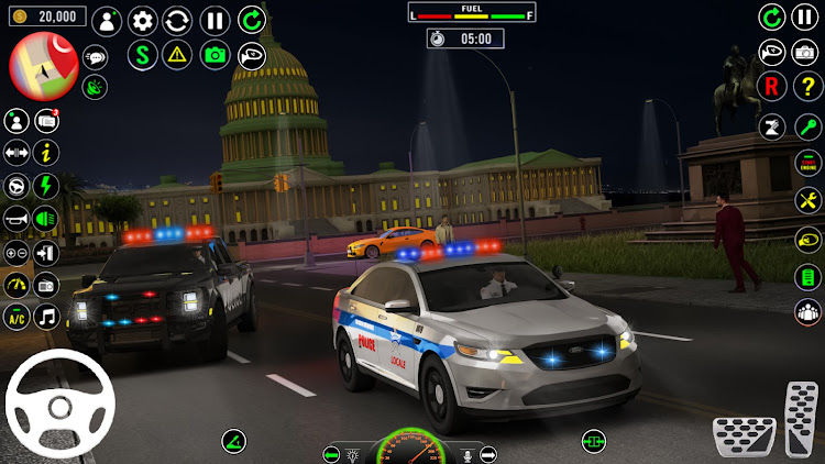 #3. Police Chase Car 3d Simulator (Android) By: AHW Gaming Studio