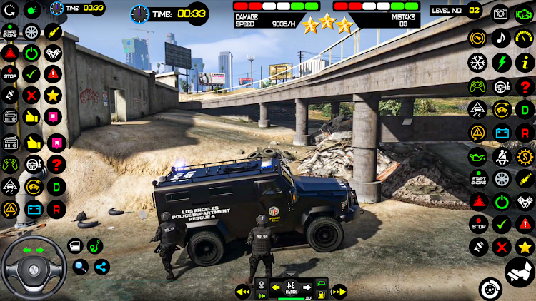 #6. Police Chase Car 3d Simulator (Android) By: AHW Gaming Studio