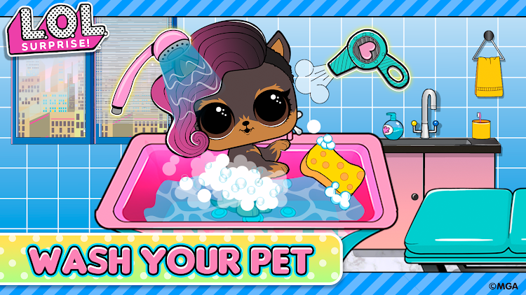 #7. L.O.L. Surprise! Pet Center (Android) By: Hippo Kids Games