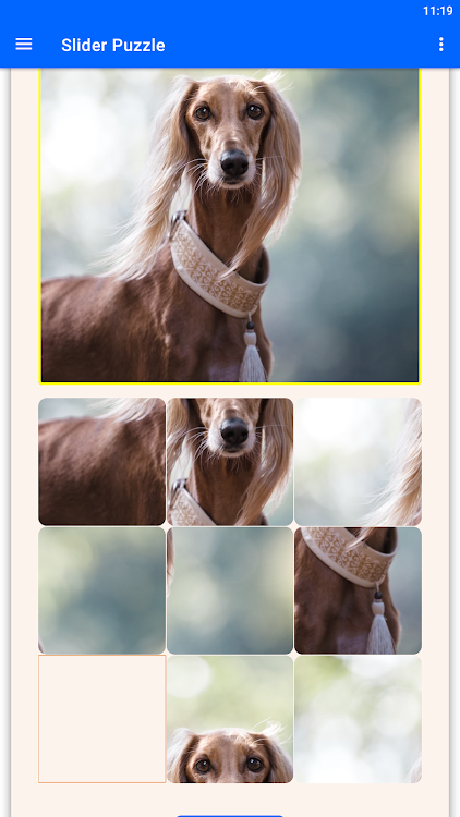 #9. Slider Puzzle (Android) By: Dear Apps Corner