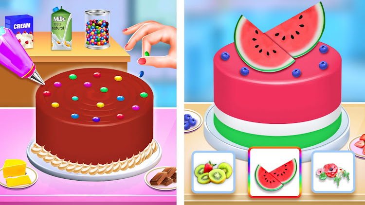 #3. Birthday Cake Maker: Cake Game (Android) By: Little Snail