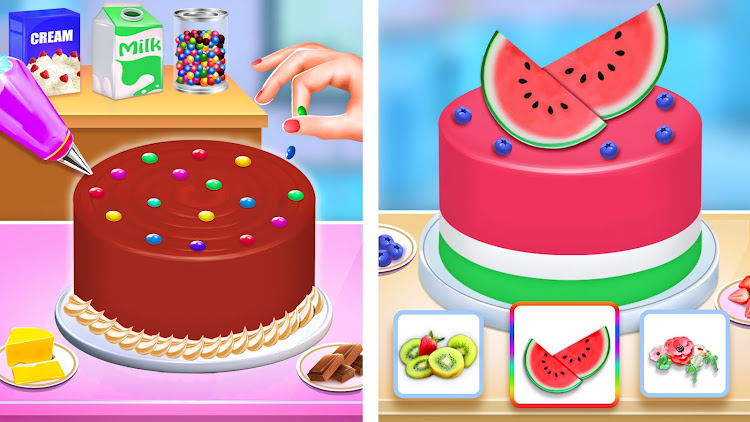 #6. Birthday Cake Maker: Cake Game (Android) By: Little Snail