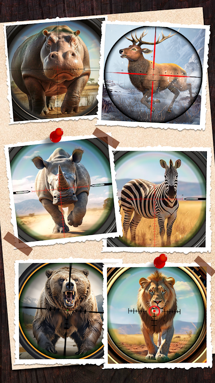 #8. Animal hunting Wild Hunter (Android) By: Funmotion Casual Games