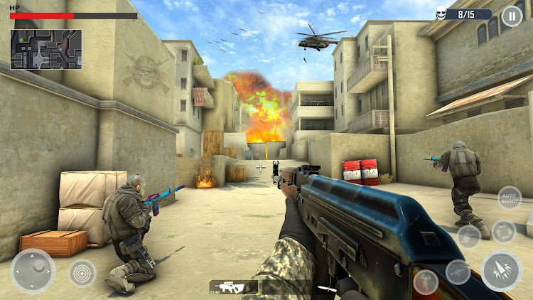 #6. Modern FPS Strike: Gun Games (Android) By: Fun Tengu Games