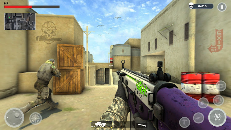 #7. Modern FPS Strike: Gun Games (Android) By: Fun Tengu Games