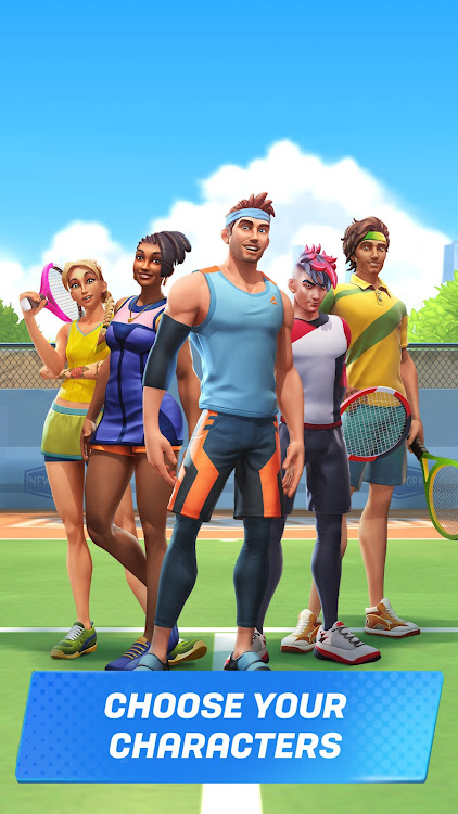 #5. Tennis Clash: Multiplayer Game (Android) By: Wildlife Studios