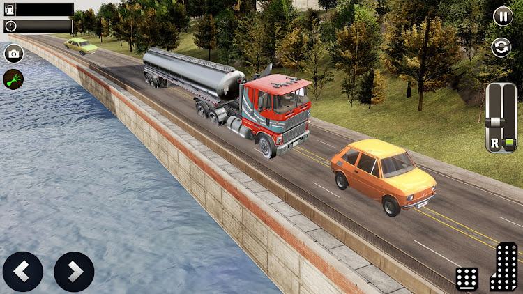 #2. Euro Truck Sim Driving Games (Android) By: FanTech Games