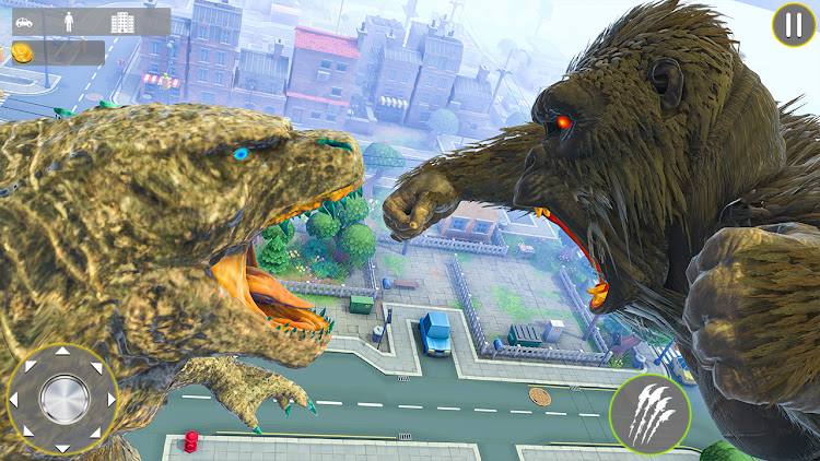 #5. Gorilla king kong vs Godzilla (Android) By: Rahim gaming studio