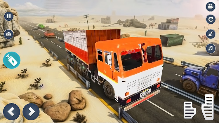 #5. Euro Truck Sim Driving Games (Android) By: FanTech Games